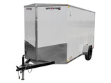 True North 6 x 12-ft Enclosed Utility Trailer with Ramp Door