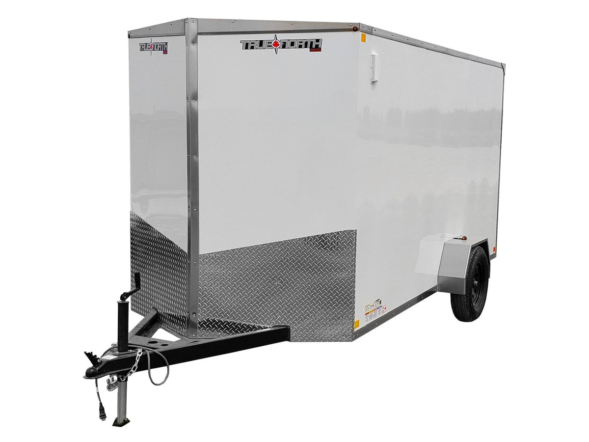 True North 6 x 12-ft Enclosed Utility Trailer with Ramp Door