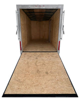 True North 6 x 12-ft Enclosed Utility Trailer with Ramp Door