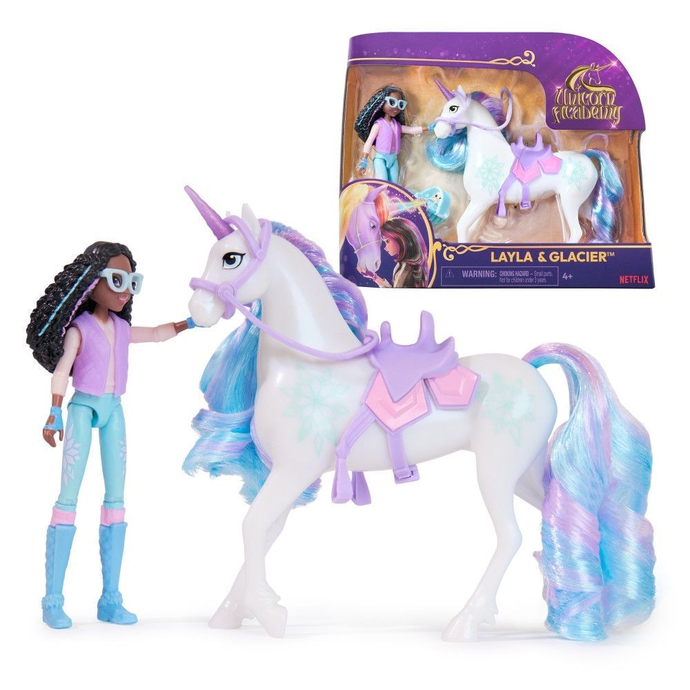 Unicorn Academy Posable Doll & Unicorn Toy Assortment, Ages 4+