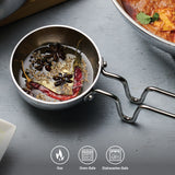 Utsava 9.35 Ounce Tri-Ply Clad Stainless Steel Tadka Pan