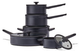 Vida by PADERNO 10-Piece Non-Stick Cookware Set, Black, Vida by PADERNO Non-Stick Cookset, Blue, 8-pc, Vida by PADERNO Aluminum Non-Stick Frypan,...