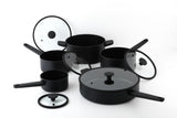 Vida by PADERNO 10-Piece Non-Stick Cookware Set, Black, Vida by PADERNO Non-Stick Cookset, Blue, 8-pc, Vida by PADERNO Aluminum Non-Stick Frypan,...