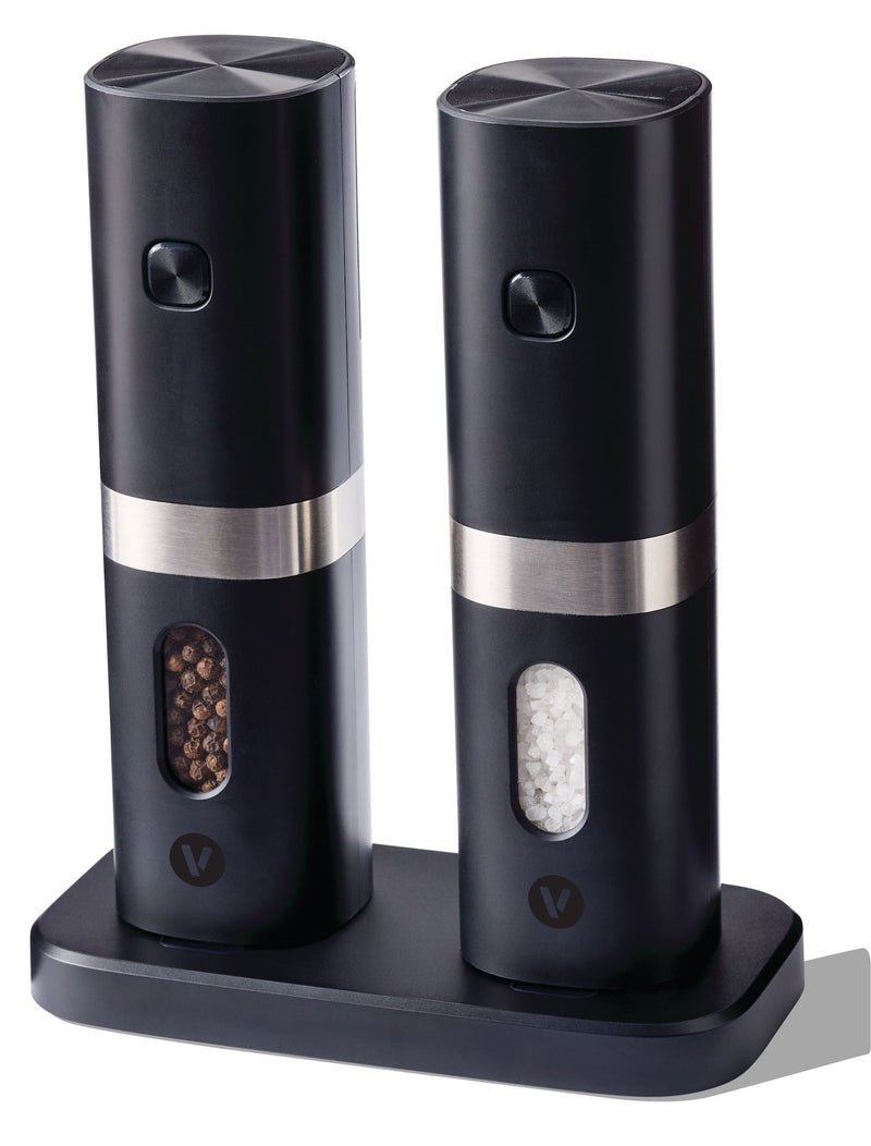 Vida By Paderno Electric Salt & Pepper Mill Set, 19.4-cm V4