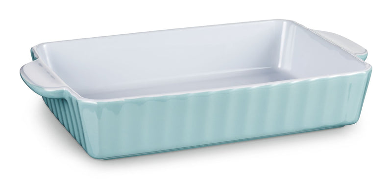 Vida by PADERNO Large Rectangular Ceramic Baking Dish, Blue B4