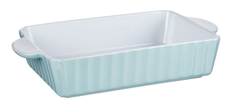 Vida by PADERNO Medium Rectangular Ceramic Baking Dish, Blue T5