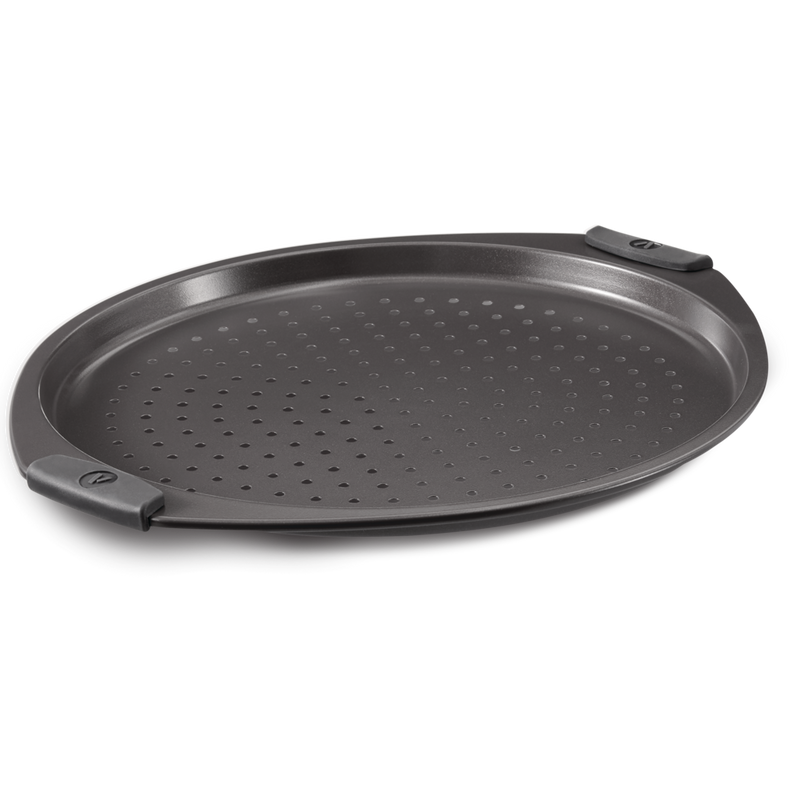 Vida by PADERNO Non-Stick Round Pizza Crisper Pan, 13.25-in R6