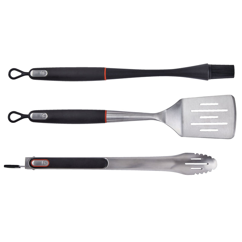 Vida by PADERNO Outdoor BBQ Grill/Griddle Tool Set, 3-pc P3