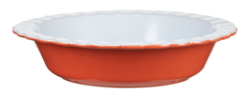 Vida by PADERNO Pie Ceramic Baking Dish, Orange P9
