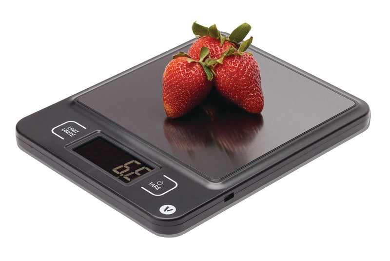 Vida by PADERNO USB Rechargeable Kitchen Scale, 11-lb O6