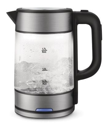 Vida by PADERNO Variable Temperature Glass Kettle, 1.7-L S9