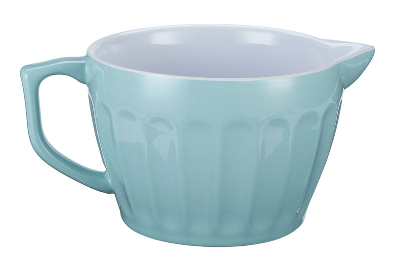 Vida by PADERNO White/Blue Ceramic Batter Bowl, 2.5-qt Z1