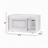 Vida Microwave, White, 0.9-cu-ft