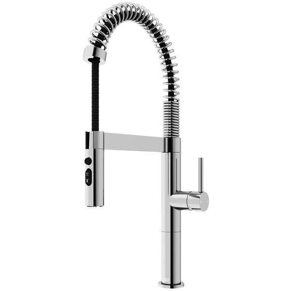 VIGO Edison Pro 20-in Kitchen Faucet, Various Finishes S2