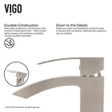 VIGO Glass Turquoise Water Bathroom Sink/Basin Set with Duris Faucet and Rectangular Vessel