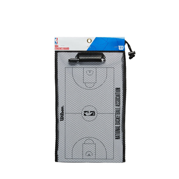 Wilson NBA Coaches Dry Wipe Erase Board, Plastic, White C4