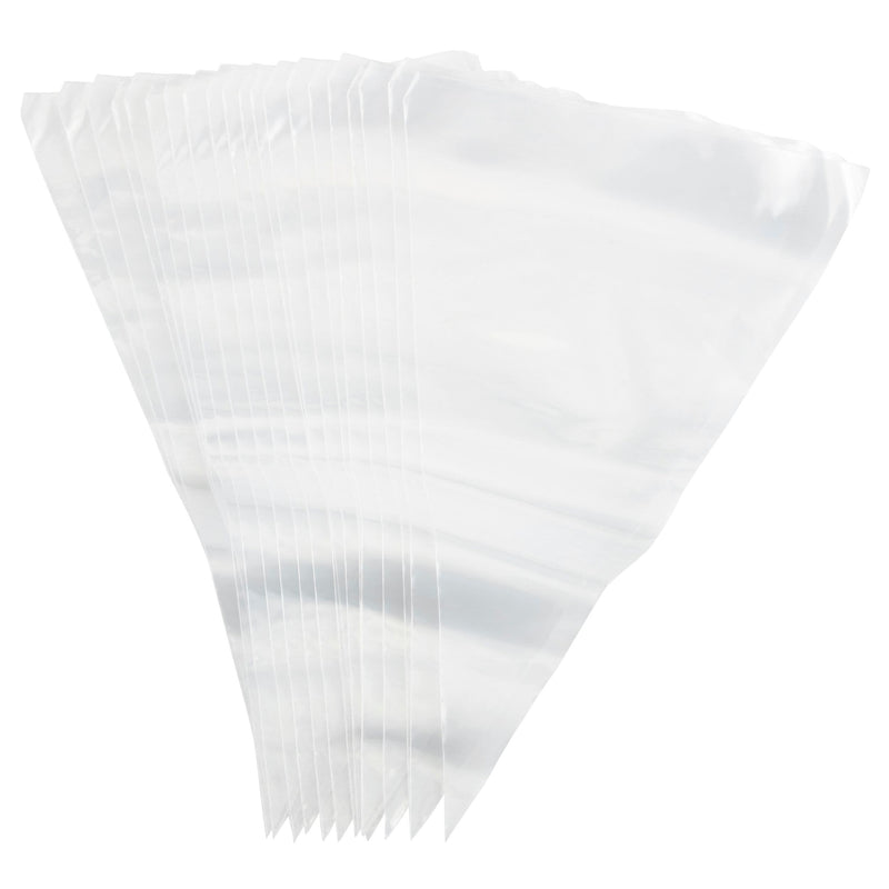 Wilton Disposable Piping Decorating Bag, Clear, 24-pk, for Baking/Cake Decoration J1