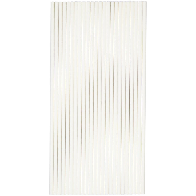 Wilton Lollipop & Cake Pop Stick, White, 8-in, 25-pk, for Baking/Cake Decoration B2