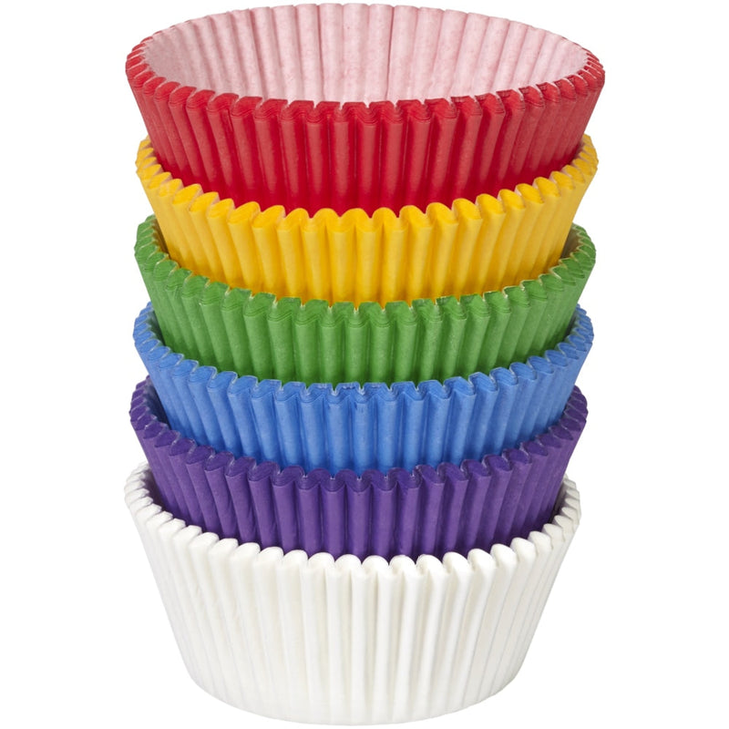 Wilton Paper Baking Cups, Rainbow, 2-in, 150-pk P5