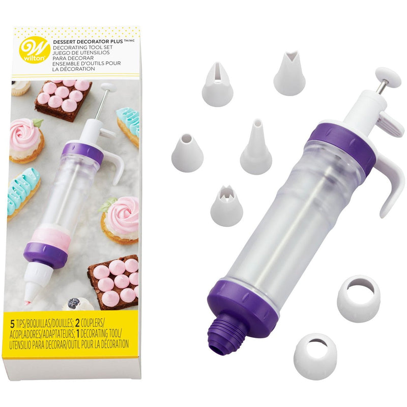 Wilton Plastic Dessert Decorator Plus Decorating Tool Set, 8-pc Z6