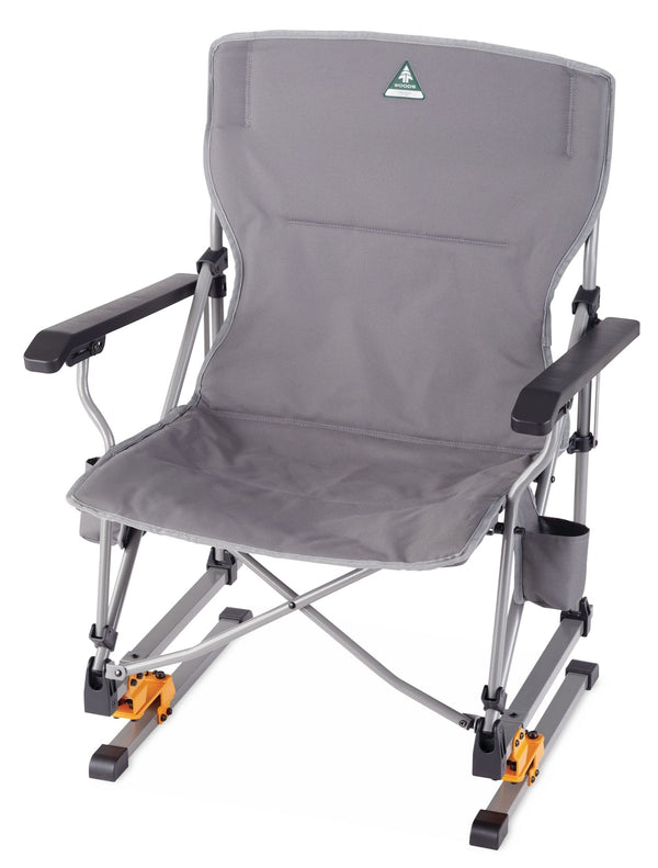Woods Bonavista Folding Camp Rocker Chair, Grey W5