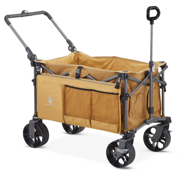 Woods Overlander Fully Equipped Folding Wagon, 102-kg Capacity U6