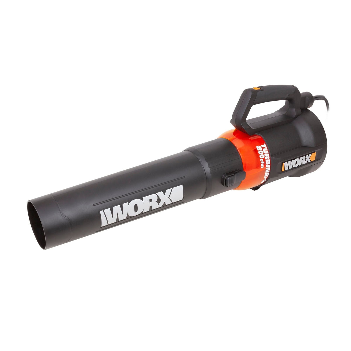 Worx 12 Amp Electric 800 CFM 135 MPH Leaf Blower with Turbine Fan Technology