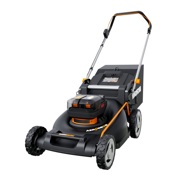 Worx NITRO 3-in-1 40V Push Poly Mower with IntelliCut, 21-in A7