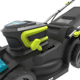Yardworks 48V 2-in-1 Brushless Push Lawn Mower, 17-in with 4Ah Battery & Charger