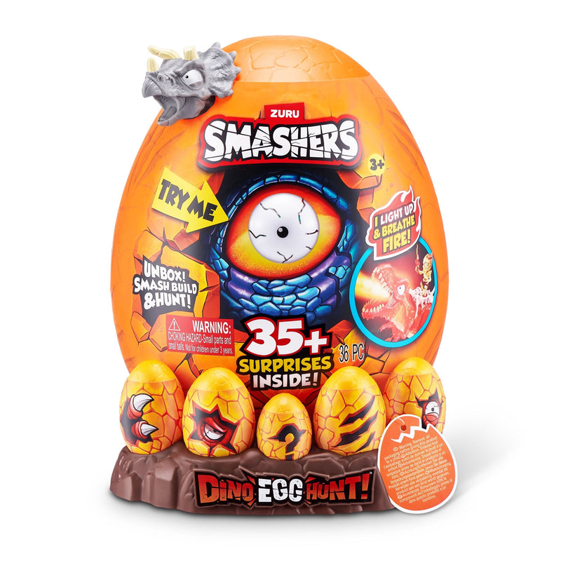 Zuru Smashers Dino Egg Hunt Mystery Playset Capsule for Ages 3+, Assorted Figures K8